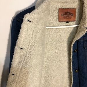 Sherpa Lined Jean Jacket